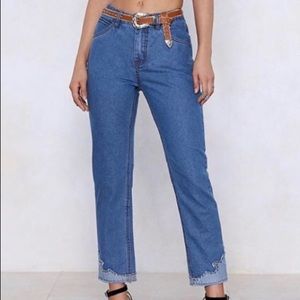 Nasty Gal End Game Studded Jeans